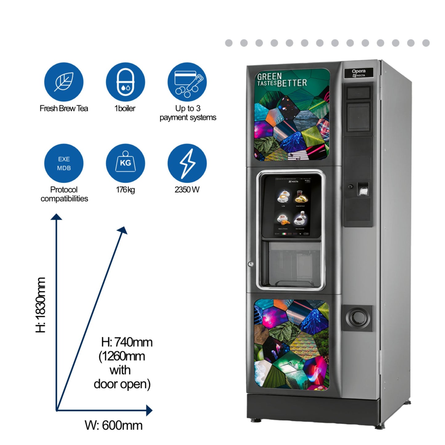 Necta Barista 600 Hot Drink Vending Machine