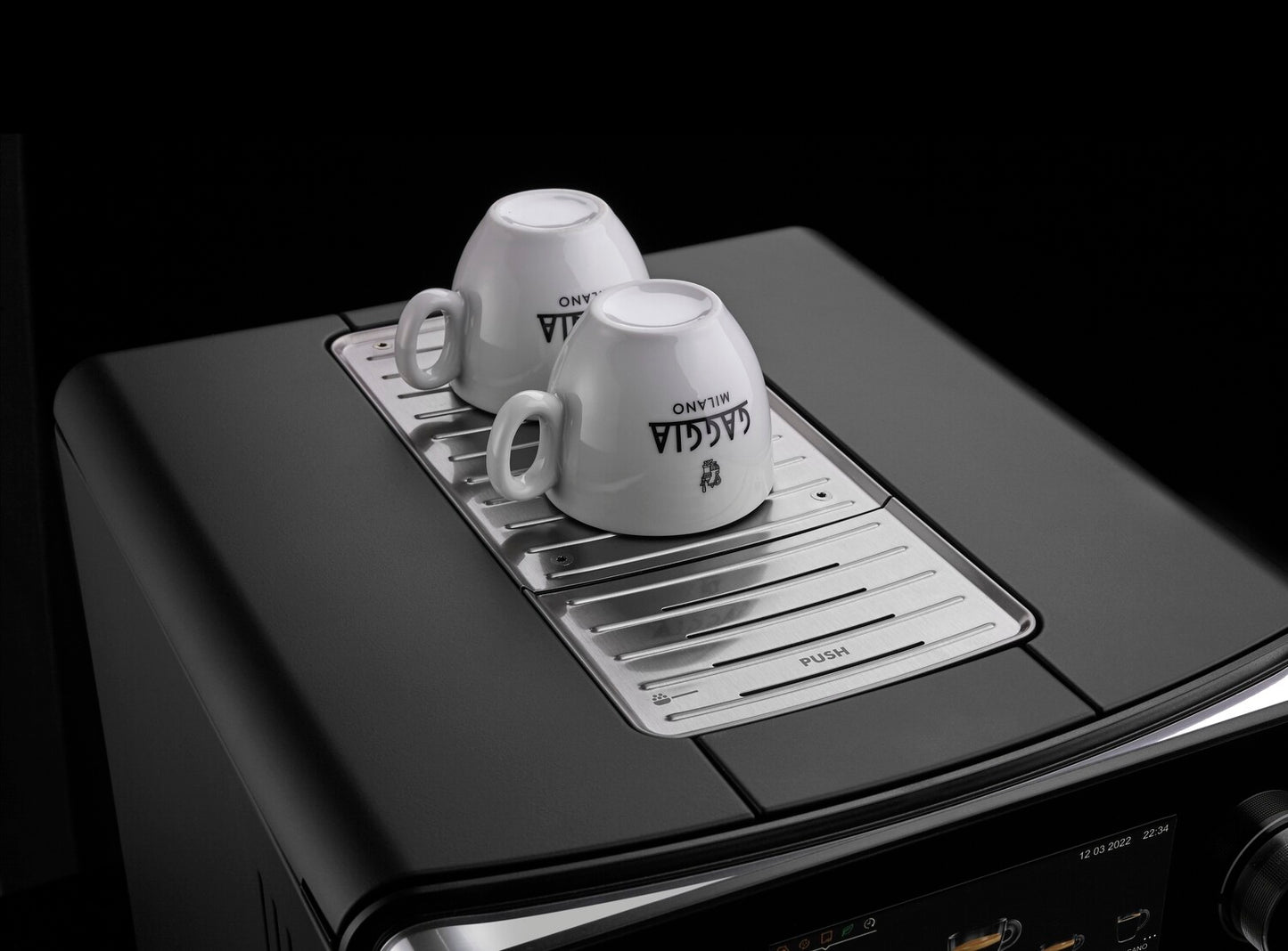 Gaggia Accademia Glass Black - One Touch Cappuccino Coffee Machine
