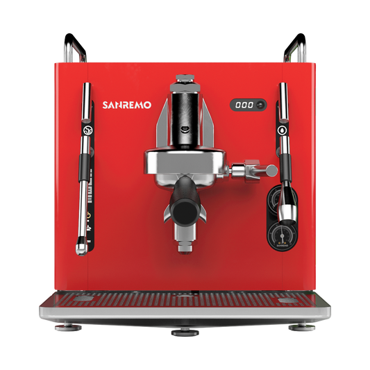 Cube Domestic Espresso Machine Red