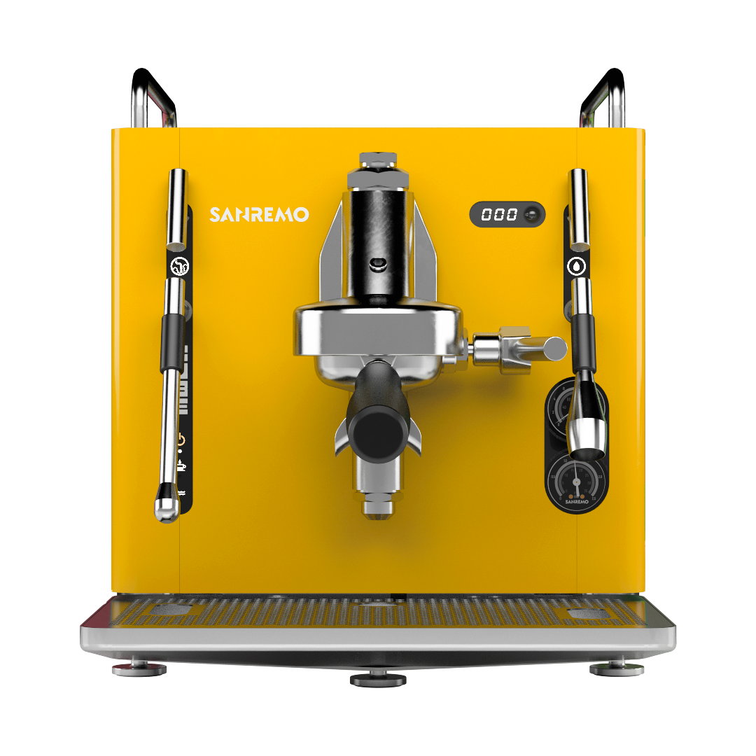 Cube Domestic Espresso Machine Yellow