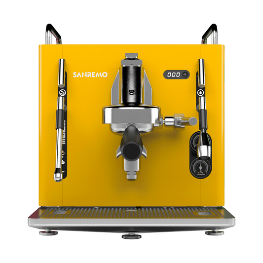 Cube Domestic Espresso Machine Yellow