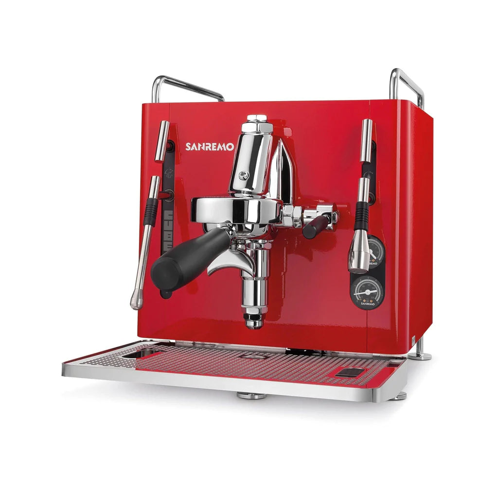 Cube Domestic Espresso Machine Red