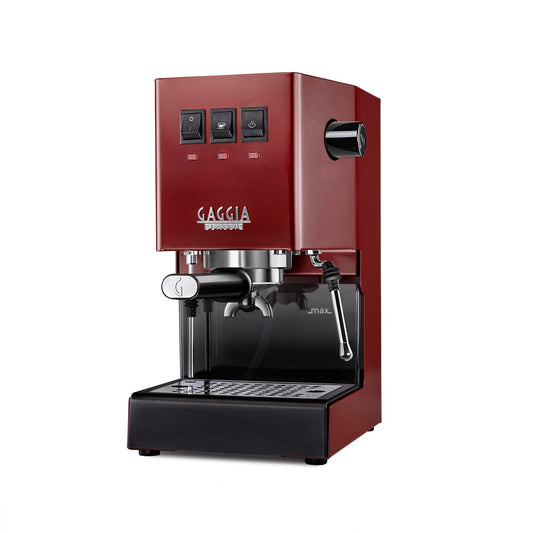 Gaggia Classic E24 Evo Manual Espresso Coffee Machine Cherry Red